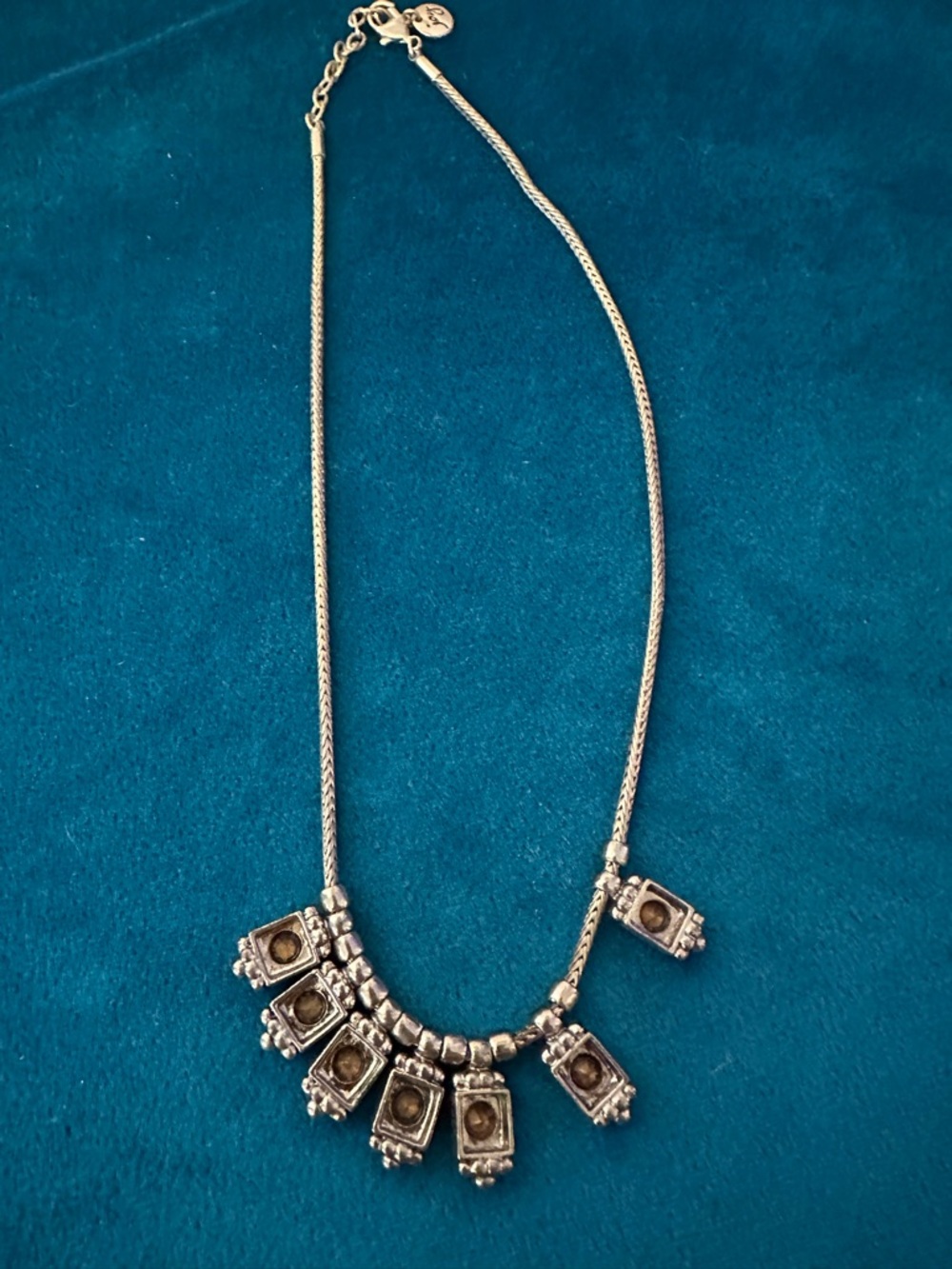Unique Vintage Joy choker necklace with topaz gems - Picture 4 of 4